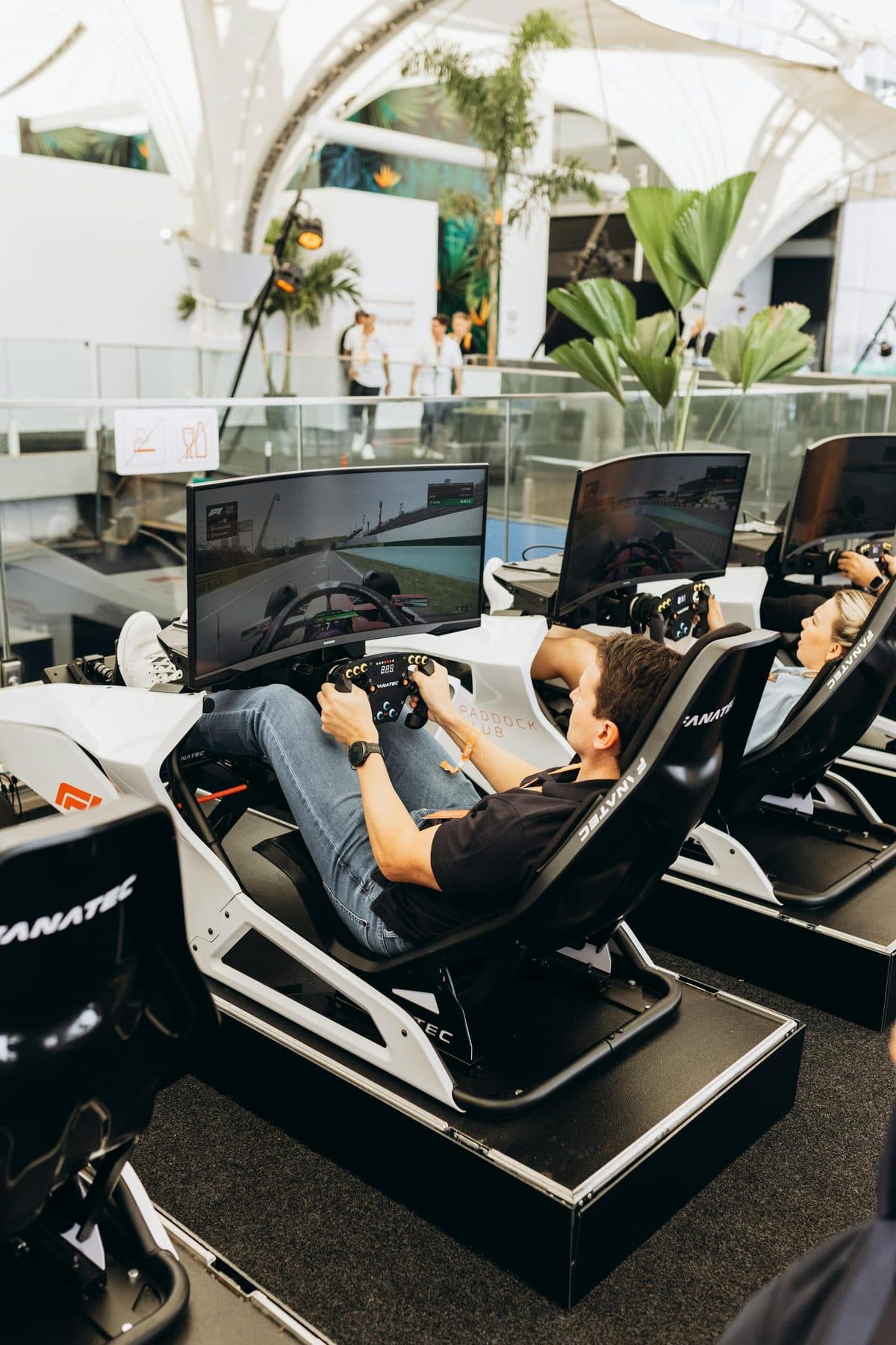Multiple drivers running an activation in side-by-side rigs